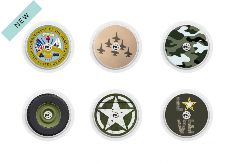 Freestyle Libre sticker Collection Army