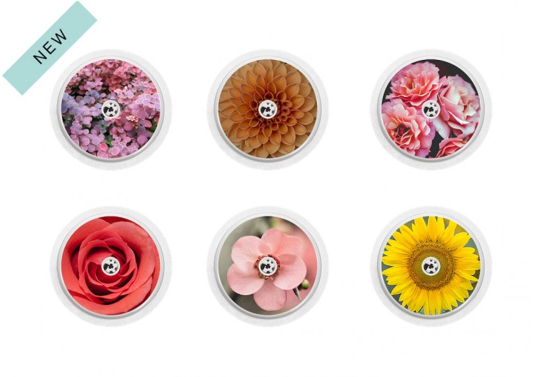 Freestyle Libre sticker Collection Flowers
