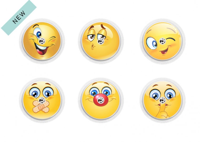 Freestyle Libre sticker Collection Smileys