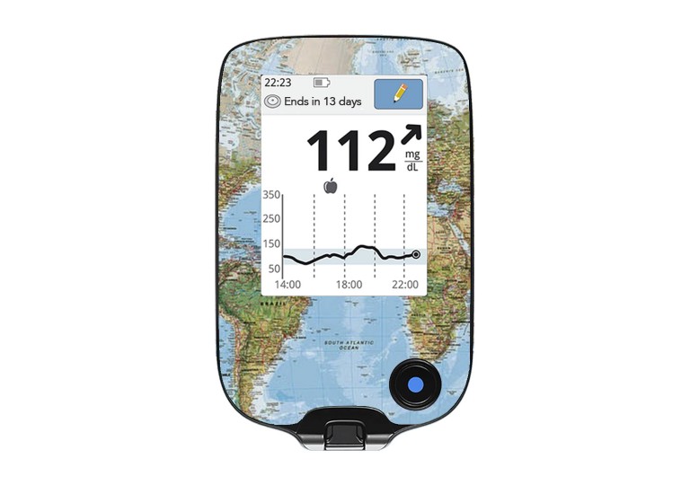 Freestyle Libre sticker Reader collection Around the world 