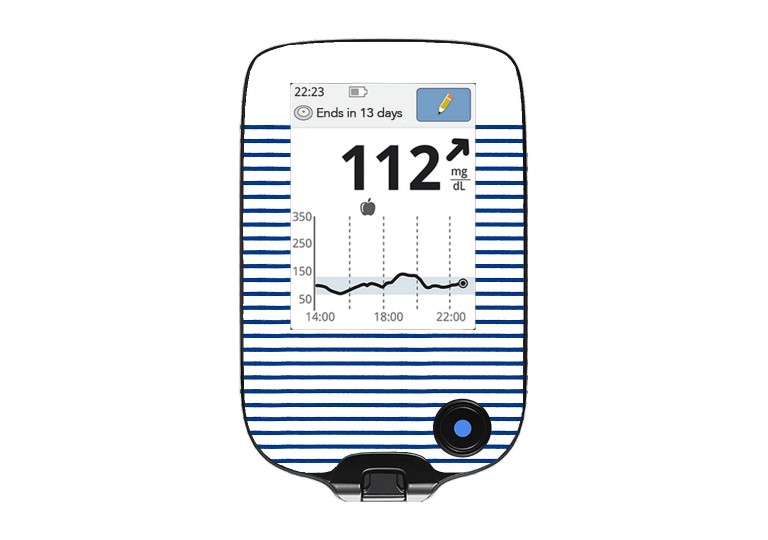 Freestyle Libre sticker Reader collection Navy 