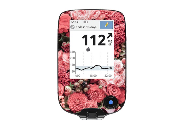 Freestyle Libre sticker Reader collection Roses 