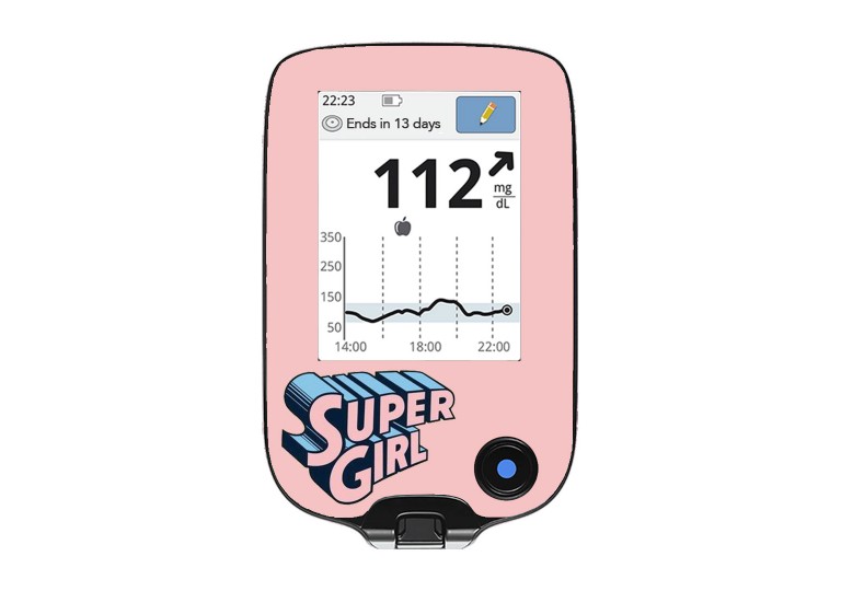 Freestyle Libre sticker Reader collection Super girl 