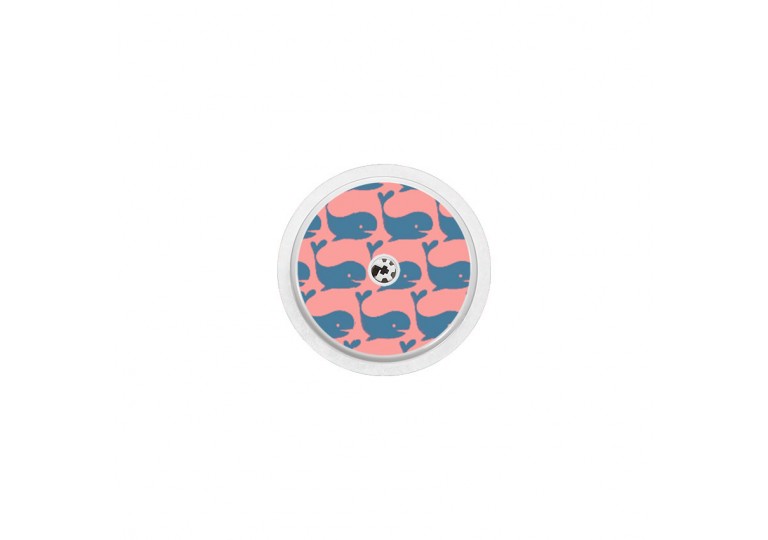 Freestyle Libre sticker Reader collection Whales 