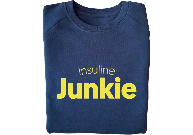 HélOui sweat-shirt Insuline Junkie