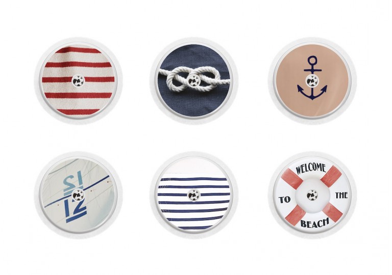 Freestyle Libre sticker Collection navy
